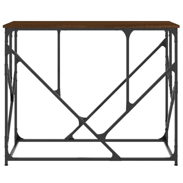 stolik-konsolowy-brazowy-dab-100x40x80-cm