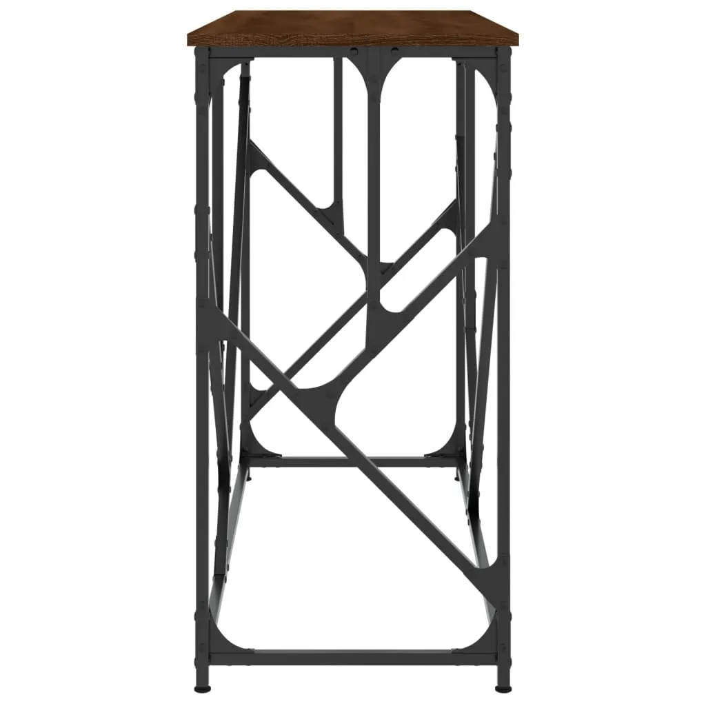 stolik-konsolowy-brazowy-dab-100x40x80-cm
