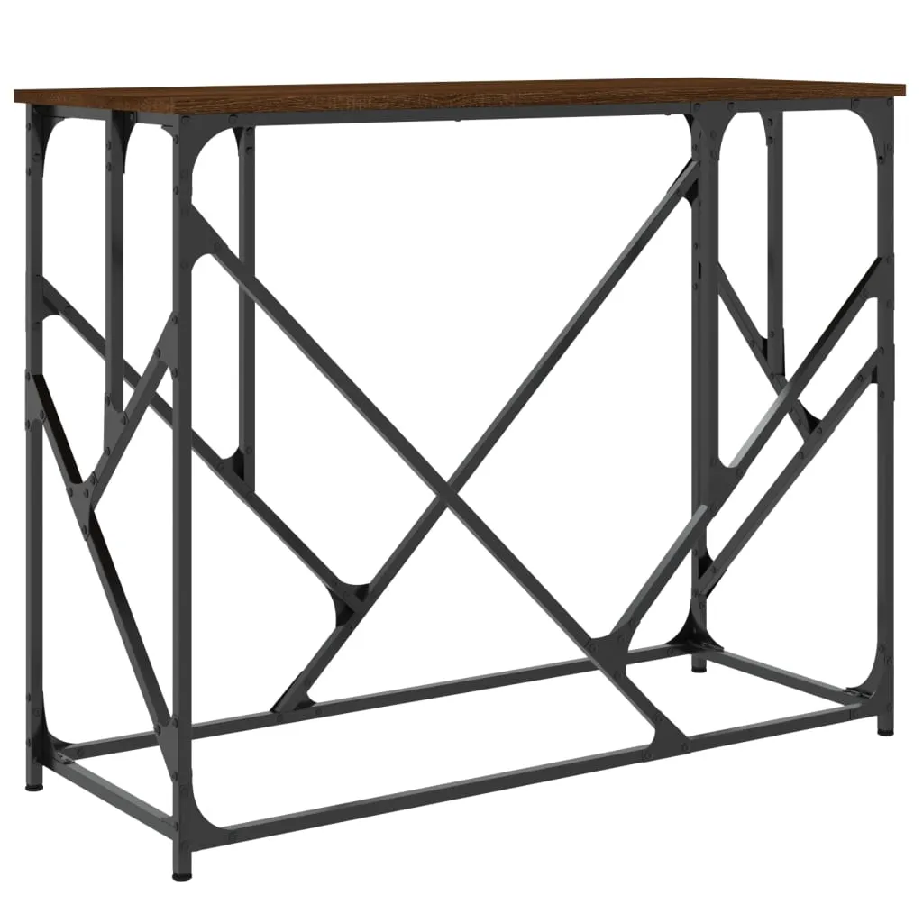 stolik-konsolowy-brazowy-dab-100x40x80-cm