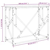 stolik-konsolowy-brazowy-dab-100x40x80-cm
