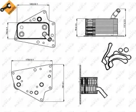 chlodnica-oleju-opel-astra-1-9cdti-04-nrf31258-31258