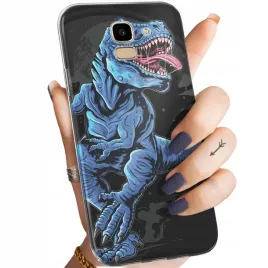 etui-do-samsung-galaxy-j6-2018-wzory-dinozaury-reptilia-prehistoryczne-case