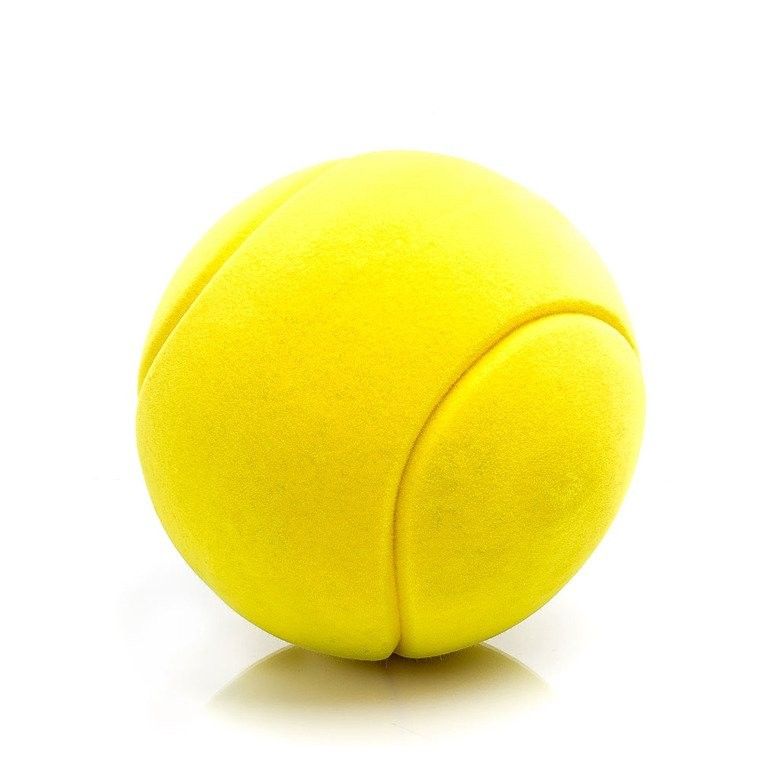Rubbabu Piłka tenisowa sensoryczna żółta