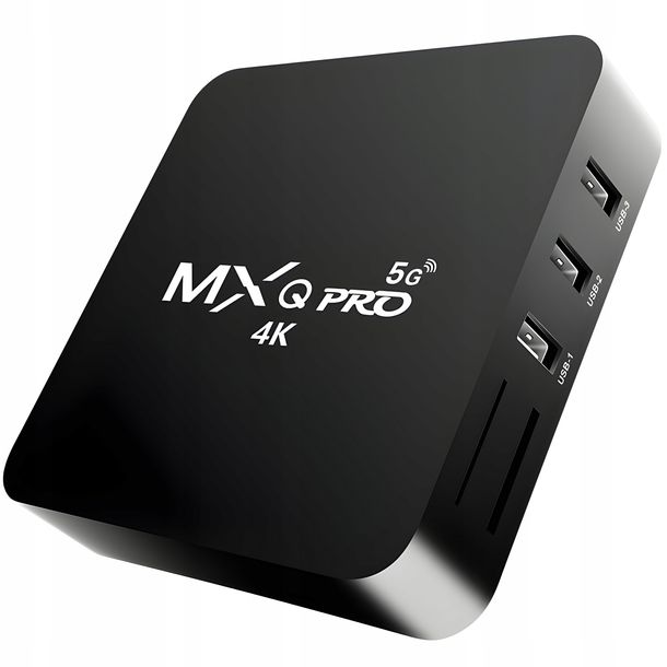 SMART TV BOX 8GB MXQ PRO 4K DEKODER Android 7.1 WIFI MULTIMEDIA + PILOT