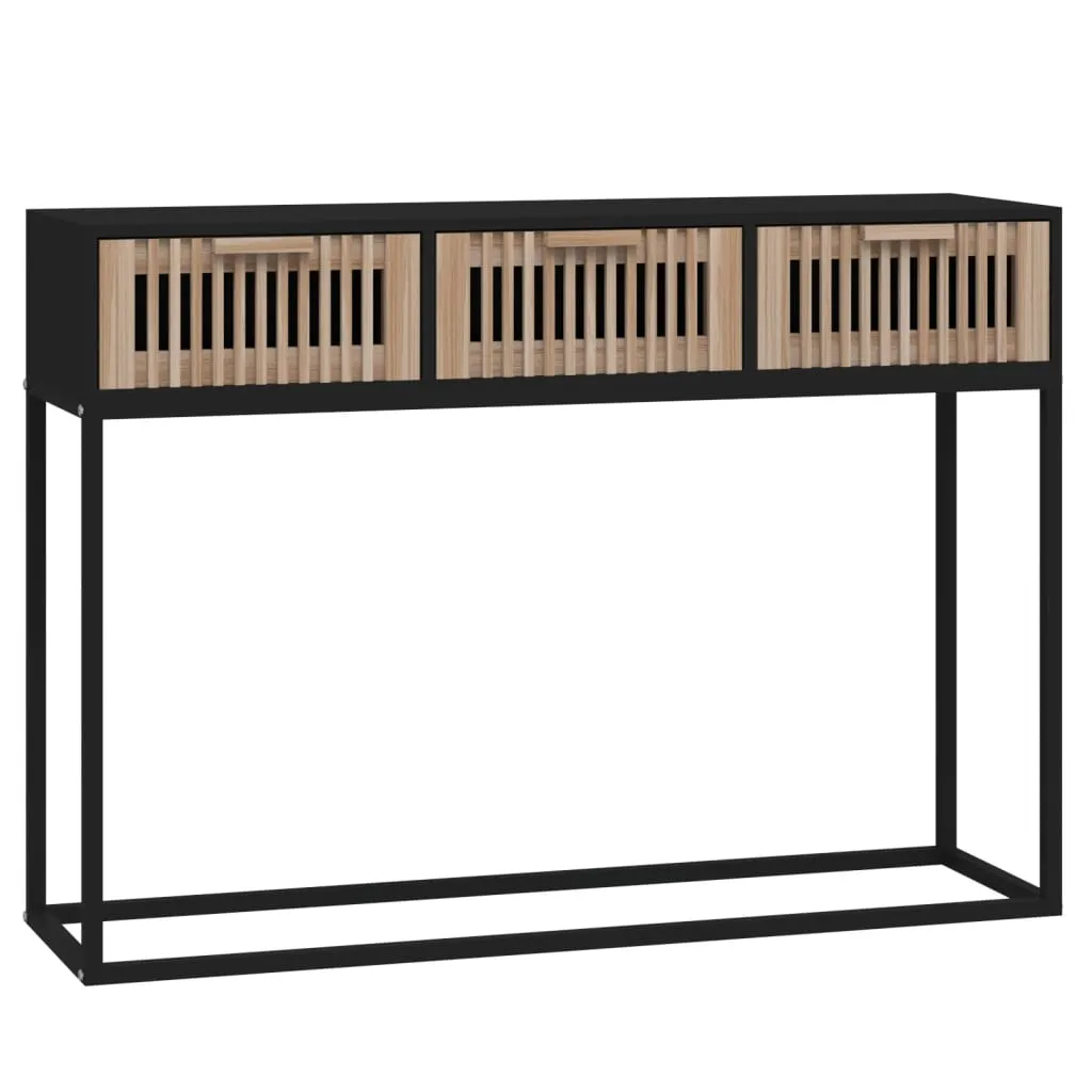 stolik-konsolowy-czarny-105x30x75-cm