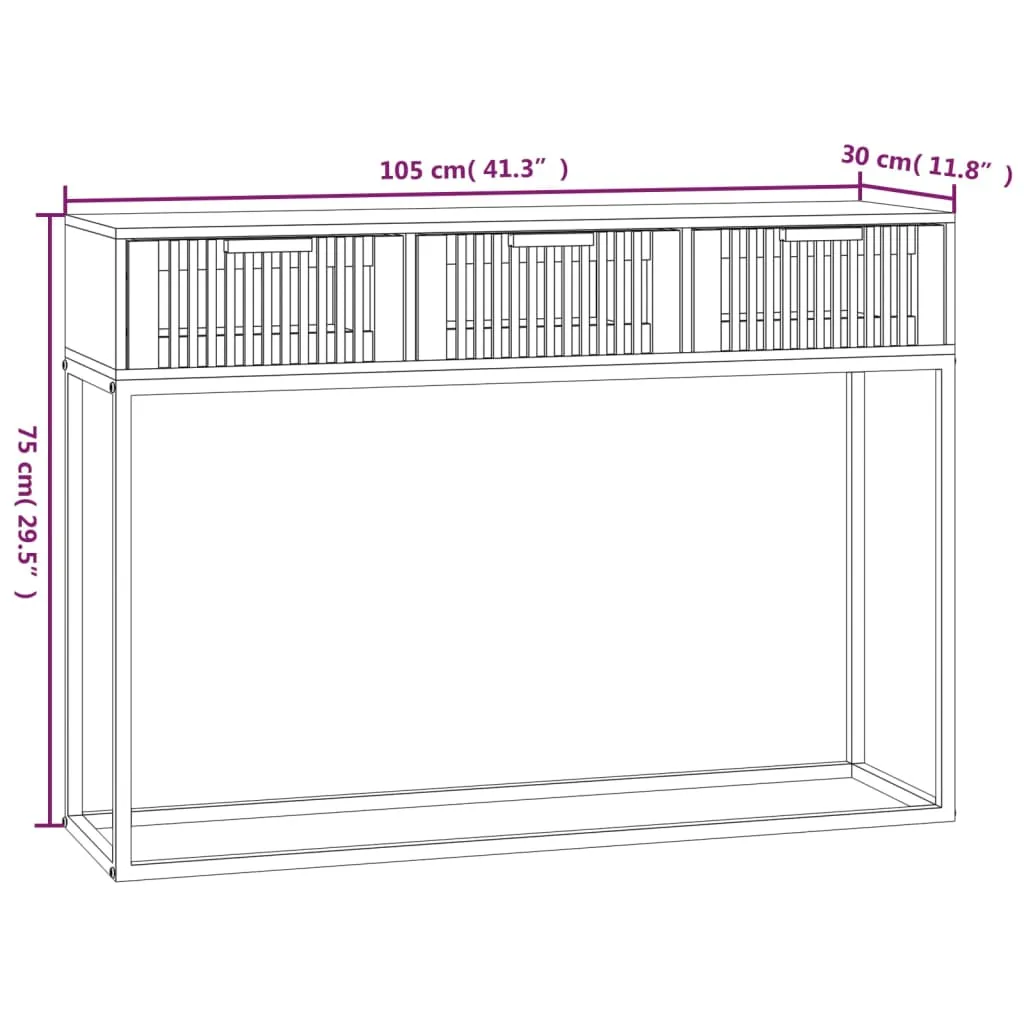 stolik-konsolowy-czarny-105x30x75-cm-stan-nowy