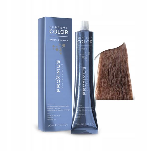 Фото - Фарба для волосся Proximus Supreme Color Nanotechnology Farba 6,8