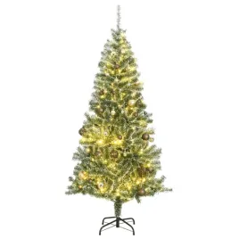 sztuczna-choinka-z-300-led-bombkami-i-sniegiem-240-cm