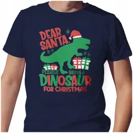 koszulka-meska-t-shirt-swiateczna-2xl-dinosaur-for-christmas-prezenty