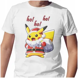 koszulka-meska-t-shirt-swiateczna-2xl-pikachu-ho-ho-ho-jakosc