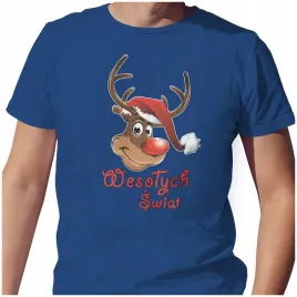 koszulka-meska-t-shirt-swiateczna-m-wesolych-swiat-renifer-rudolf-jakosc