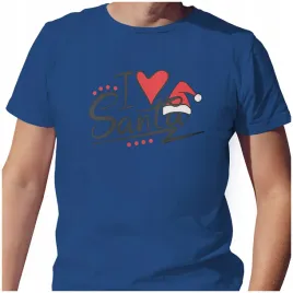 koszulka-meska-t-shirt-swiateczna-xl-i-love-santa-czapka-mikolaja-jakosc