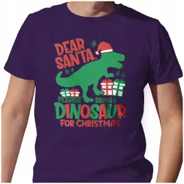 koszulka-meska-t-shirt-swiateczna-2xl-dinosaur-for-christmas-prezenty