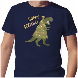 koszulka-meska-t-shirt-swiateczna-xl-happy-rexmas-t-rex-choinka-jakosc