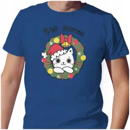 koszulka-meska-t-shirt-swiateczna-s-kot-w-czapce-mikolaja-jakosc