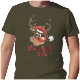 koszulka-meska-t-shirt-swiateczna-xl-wesolych-swiat-renifer-rudolf-jakosc