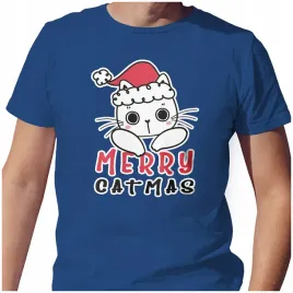 koszulka-meska-t-shirt-swiateczna-m-merry-catmas-kot-w-czapce-jakosc