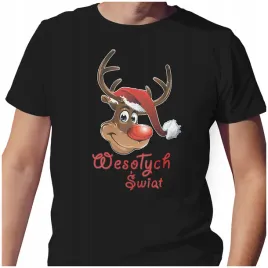 koszulka-meska-t-shirt-swiateczna-m-wesolych-swiat-renifer-rudolf-jakosc
