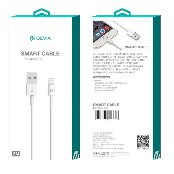 devia-kabel-smart-usb-lightning-20-m-21a-bialy