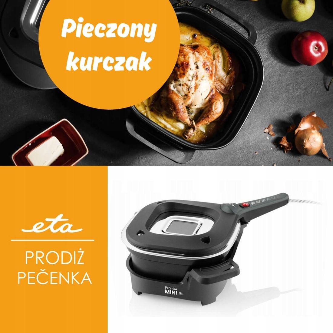 PRODIŻ elektryczny GARNEK Eta Pacenka 3L 380W powłoka nieprzywierająca ...