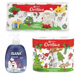 zestaw-swiateczny-do-domu-recznik-2szt-papier-toaletowy-8szt-mydlo-mikolaj