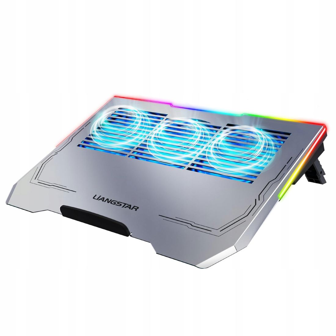 LIANGAR Podkladka Podstawka Chlodzaca Pod Laptopa RGB 12-17" Cali - ERLI.pl