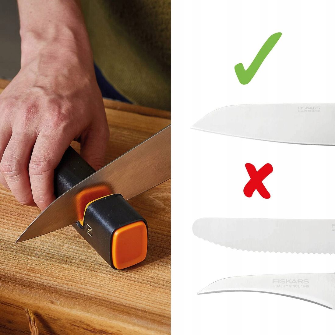 Fiskars ostrzenie ostrza ka do no y kuchennych erli pl