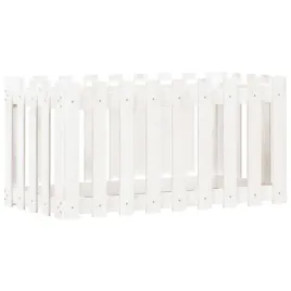 rabata-ogrodowa-z-plotkiem-biala-100x50x50-cm-drewno-sosnowe