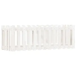 rabata-ogrodowa-z-plotkiem-biala-150x50x50-cm-drewno-sosnowe