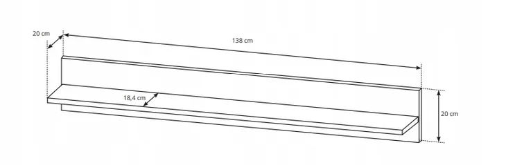 polka-wiszaca-arcon-bialy-material-plyta-laminowana