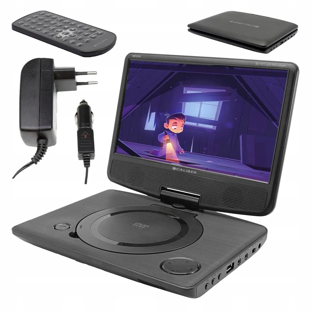 Odtwarzacz przenośny DVD 10'' USB akumulator – 165166598