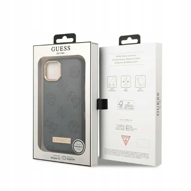 plecki-guess-do-apple-iphone-13-szary-zalaczone-wyposazenie-szklo-hartowane