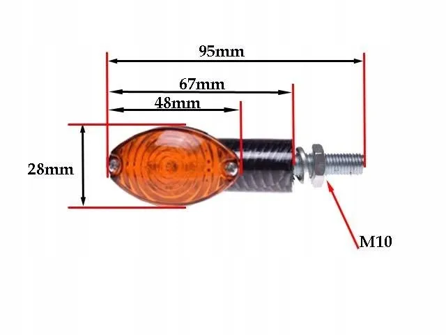 Kierunkowskaz zaślepki Kawasaki ZR7 ZX12R ZX6R – 165348568 - ERLI.pl