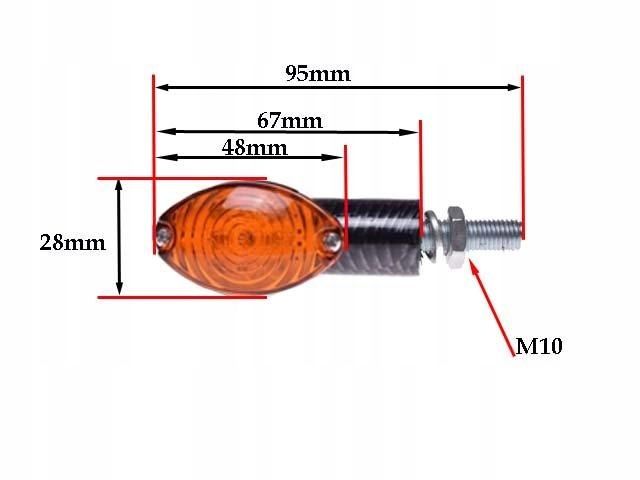 Kierunkowskaz zaślepki Kawasaki ZR7 ZX12R ZX6R – 165348568 - ERLI.pl