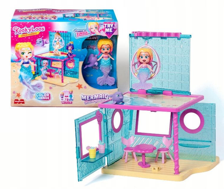 Kookyloos Domek Mermaid Beach House Figurka Magic Box Pklsp114in150 Erlipl 5049