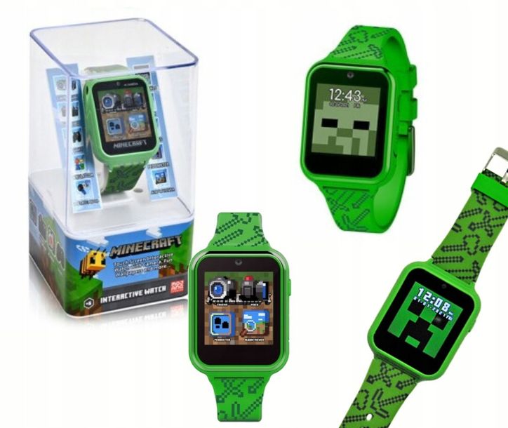 Фото - Розвивальна іграшка Smart Watch SMARTWATCH Zegarek inteligentny MINECRAFT 10 funkcji KIDS MIN4045 