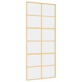 drzwi-przesuwne-zlote-90x205-cm-przezroczyste-szklo-esg