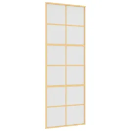 drzwi-przesuwne-zlote-76x205-cm-mrozone-szklo-esg-aluminium