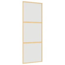 drzwi-przesuwne-zlote-76x205-cm-mrozone-szklo-esg-aluminium