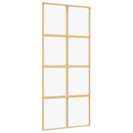 drzwi-przesuwne-zlote-90x205-cm-przezroczyste-szklo-esg