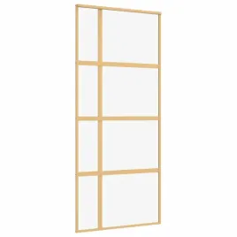 drzwi-przesuwne-zlote-90x205-cm-przezroczyste-szklo-esg
