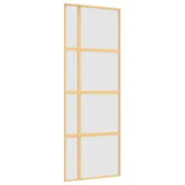 drzwi-przesuwne-zlote-76x205-cm-mrozone-szklo-esg-aluminium