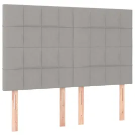 zaglowki-do-lozka-4-szt-jasnoszare-72x5x78-88-cm-tkanina