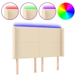 zaglowek-do-lozka-z-led-kremowy-147x16x118-128-cm-tkanina