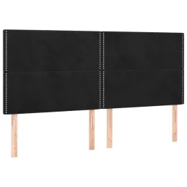 zaglowki-do-lozka-4-szt-czarny-100x5x78-88-cm-aksamitny
