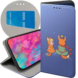 etui-z-klapka-do-xiaomi-poco-x3-nfc-wzory-maly-ksiaze-lisek-roza-planeta