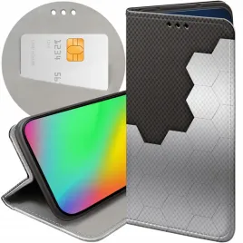 etui-z-klapka-do-xiaomi-poco-x3-x3-pro-nfc-wzory-szare-metallic-grey