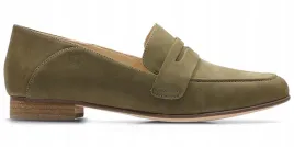 mokasyny-damskie-clarks-pure-iris-zielone-khaki-skorzane-415