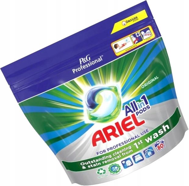 ﻿Ariel Regular Allin1 80szt skuteczne tabletki kapsułki do prania białego