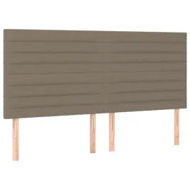 zaglowki-do-lozka-4-szt-taupe-100x5x78-88-cm-tkanina